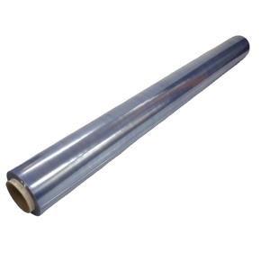 Venta caliente película de PVC transparente normal con poco polvo rollo de hoja de PVC transparente flexible - Product Image 3