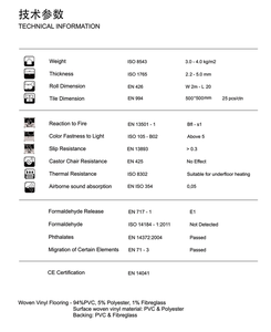 Revêtement de sol en rouleau imperméable anti-dérapant en <span class=keywords><strong>vinyle</strong></span> PVC pour <span class=keywords><strong>tapis</strong></span> de camping <span class=keywords><strong>tressé</strong></span> tissé de bureau exercice lavable - Product Image 5