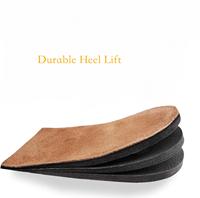 Hauteur de levage du talon réglable augmenter les semelles intérieures pour la douleur au talon tendinite d'achille écart de longueur de jambe fasciite plantaire