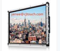 Moniteur tactile complet de 17 pouces, étanche, OEM, ODM EXW, avec cadre ouvert, pour jeux d'extérieur, Java, écran LCD 17 pouces (onde acoustique), haute qualité