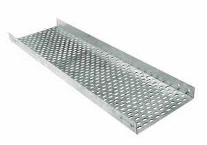Support de gestion des câbles électriques en métal perforé galvanisé à chaud, robuste, pour usage industriel, vente en gros - Product Image 2
