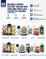 Figura Coleccionable de Resina PVC, Diseño de Fábrica OEM/ODM Weimeitoy, Figura de Perro Granjero Versión Q, Figura de Animal Personalizada, Figura Creativa para Escritorio
