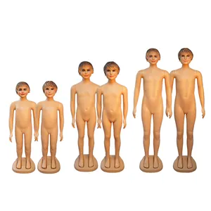 Full Body Stand Kid Doll Cheap plastic Baby Mannequins For Clothing Display boy dummy girl model