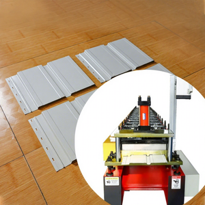 Machine de formage à rouleaux automatisée à grande vitesse pour panneaux muraux et de <span class=keywords><strong>toiture</strong></span> métalliques avec système intégré de bride verticale et de poinçonnage CNC - Product Image 1