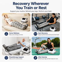 Appareil de pressothérapie pour drainage lymphatique, masseur corporel et des jambes à compression d'air, dispositif de soulagement de l'œdème, vente en gros