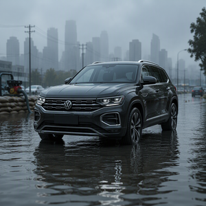 Volkswagen Tayron 280TSI FWD Nera del 2021, <span class=keywords><strong>Auto</strong></span> Usata con 31.020km, Motore 1.4t, Carrozzeria e Vernice Originali, Disponibile in Stock - Product Image 1