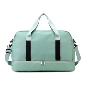 Large Capacity Waterproof Dry Wet Separation Yoga <b>Bag</b> Sports <b>Bag</b> Independent <b>Shoe</b> <b>Compartment</b> Sport <b>Bag</b> - Product Image 2
