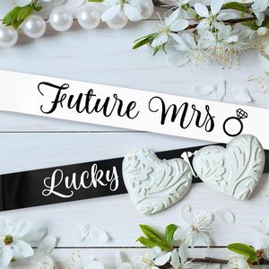 Kit de Sashs Drôles pour Future Madame et Future Monsieur, Sashs pour Future Mariée et Future Marié, Décorations pour Enterrement de Vie de Jeune Fille et Mariage - Product Image 2