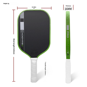 Raquette de pickleball portable haute performance et durable GEN5 Core, en fibre de carbone T700, sensation défensive, 16 mm pour une meilleure placement de la balle - Product Image 5
