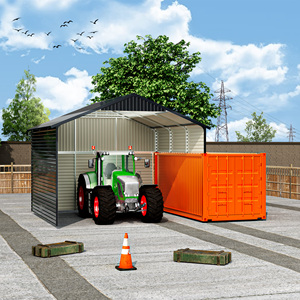 SGC2819-H485 ngoài trời carport vận chuyển <span class=keywords><strong>container</strong></span> tán đúc sẵn carport Kit - Product Image 1