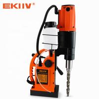 Perceuse magnétique portative avec tige Weldon de 19,05 mm, conique MT4, 2500 W, pour le perçage et le taraudage de métaux