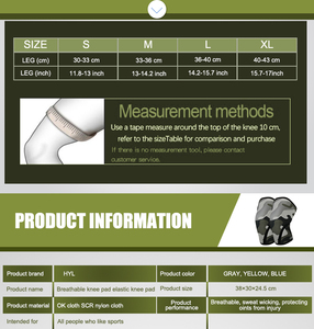 <span class=keywords><strong>Genouillère</strong></span> en néoprène de soutien pour la musculation et le genou, coussinet de Fitness de 7mm, protecteur pour manchon de Compression, de musculation et de maintien - Product Image 5