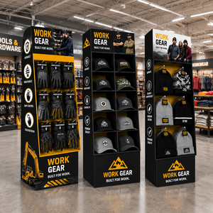 Expositor <span class=keywords><strong>de</strong></span> Piso Personalizado <span class=keywords><strong>de</strong></span> Cartón POP Resistente para Gorras <span class=keywords><strong>de</strong></span> Béisbol |   Exhibidor Plegable <span class=keywords><strong>de</strong></span> Cartón Corrugado con Certificación FSC para Tiendas Minoristas - Product Image 5