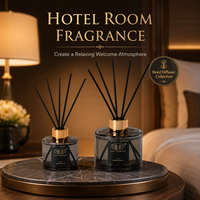 Diffuseurs de parfum de luxe en verre, ensemble de bouteilles, huiles aromatiques, emballage en gros, parfum pour chambre d'hôtel