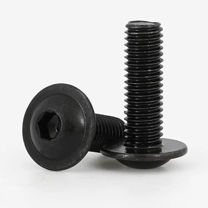 Alta qualità <span class=keywords><strong>M4</strong></span> 12/16/20/25MM 316 nero acciaio inossidabile tipo L <span class=keywords><strong>vite</strong></span> a testa tonda con testa esagonale con rondella - Product Image 4
