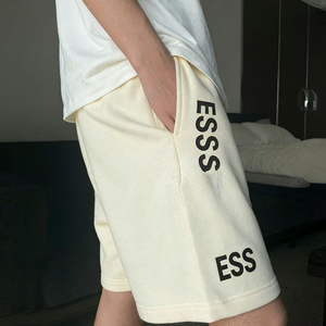 Pantalones cortos <span class=keywords><strong>Fear</strong></span> of God Originales Verdes Versión <span class=keywords><strong>X</strong></span> f0g Temporada 8 con Doble Línea Flocada, Sueltos, Casuales, con Cordón Ajustable para Hombre y Mujer - Product Image 5