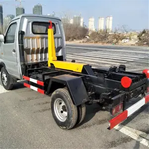 4x2 hook lifting hydraulic system arm roll auto type garbage loading truck price