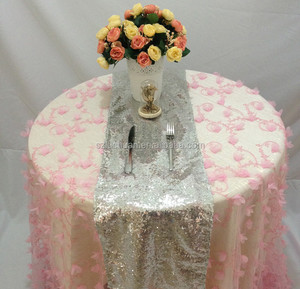 Beautiful <strong>Red</strong> Sequin Table <strong>Runners</strong> Custom Wedding Decorative Table <strong>Runner</strong> - Product Image 6