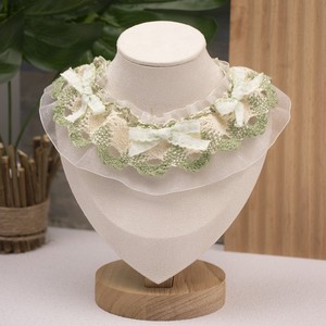 Pet Bib With Gemstone Lace <b>Bow</b> For Cats Small Size All Seasons Elegant Style - Product Image 2