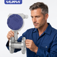 Débitmètre à turbine de haute précision Yunyi pour liquides (eau, huile, diesel) – Précision de 0,5 %, sortie RS485 4 à 20 mA, DN4 à DN200