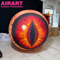 Yeux gonflables d'Halloween, nouveau design de yeux gonflables pour événements festifs
