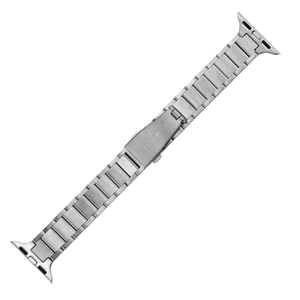 Correa de Reloj de Acero Inoxidable Plateado para Reloj Inteligente, Correa de Repuesto Minimalista para Uso Diario - Product Image 2