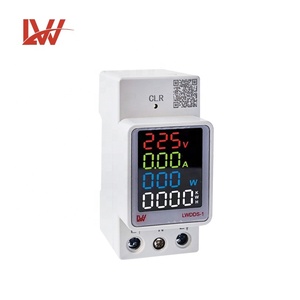 Medidor de voltaje y corriente de potencia de retroiluminación digital LW AC Din Rail con pantalla <span class=keywords><strong>LCD</strong></span> - Product Image 2