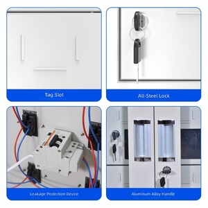 Steel Tablet Computer Charging Parcel Locker Electronic Lock Iron Key Floor Mount Assembled Station Mobile Phone Centralized - Product Image 5