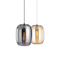 Bắc Âu Bài Hiện Đại Glass Lamp Shade Pendant Ánh Sáng Nhỏ Led Cạnh Giường Ngủ Phòng Khách Đèn Chùm Đèn Trần
