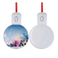 Personalisierte Logo-Glühbirnen-Form Weihnachtsbaum-Dekoration Anhänger Sublimations-Acryl Weihnachts-Hängeornament mit LED-Beleuchtung