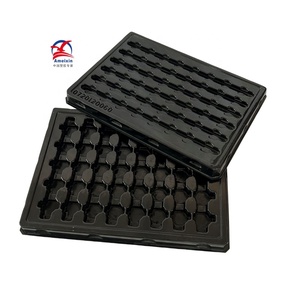 Tùy chỉnh Đen PS thermoforming ESD nhựa chống tĩnh điện/dẫn điện PCB khay - Product Image 4