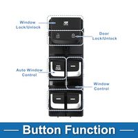 Nuevo interruptor elevalunas eléctrico para coche 93571-D9200, interruptor de control delantero para Sportage 2016-2018, negro