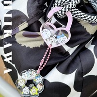 Porte-clés en acrylique personnalisé avec dessin animé ours/lapin/chat, durable, cadeau personnalisé, accessoires de randonnée, porte-clés d'escalade