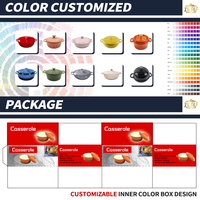 Ensemble de casseroles et poêles en fonte émaillée personnalisées en forme de citrouille, batterie de cuisine en fonte hollandaise pour tous types de cuisinières, usine OEM, marmite de cuisson antiadhésive en stock