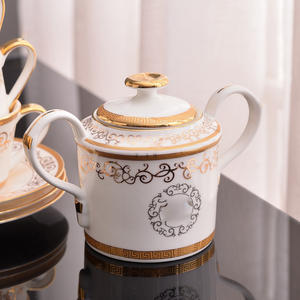 Ensemble de café en porcelaine fine de luxe nordique, 15 pièces, prix de gros - Product Image 5