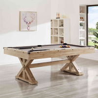 Direct de l'usine Table de billard de luxe en MDF 7 pieds de haute qualité moderne et personnalisé avec dessus de salle à manger à vendre