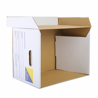 Caja de Envío Corrugada Resistente, Libre de Ácido, de 8.5x11 Pulgadas, para Archivos, Documentos, Revistas y Almacenamiento de Papel