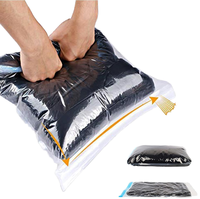Sacs de rangement sous vide transparents YN- Clear Hand Roll, sacs de compression de voyage PA+PE, emballage gain de place pour vêtements et bagages