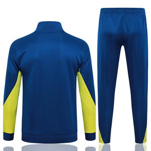 Traje de Entrenamiento Corto con Cremallera Completa Estampado Otoño Invierno 25/26 Barcelona Uniforme de Competición de Clubes Europeos Ropa de Fútbol - Product Image 3