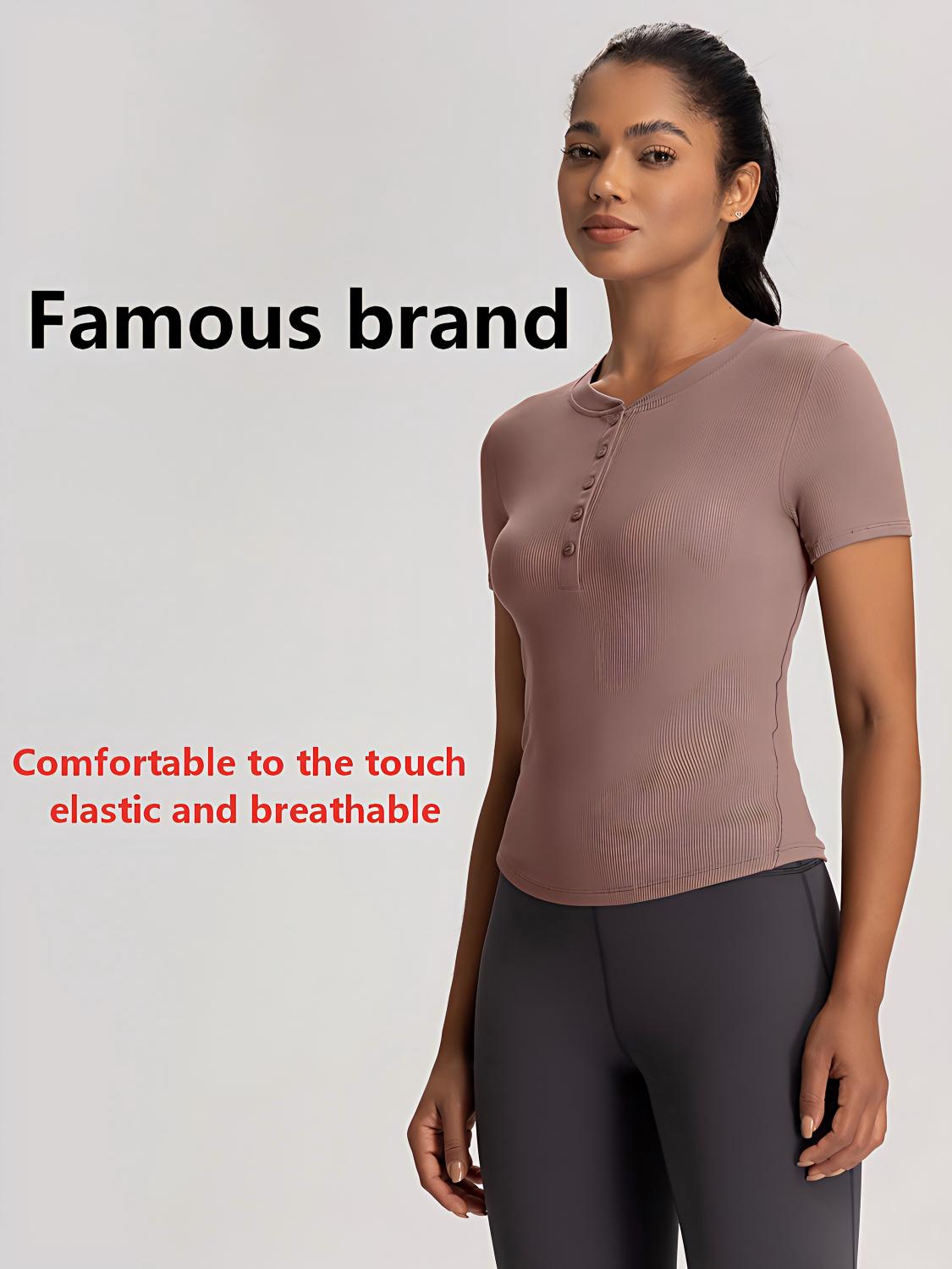 Wholesale Women's Slim Fit Breathable Workout Sports Top Short Sleeve Comfortable Modal Gym Fitness T-Shirt
