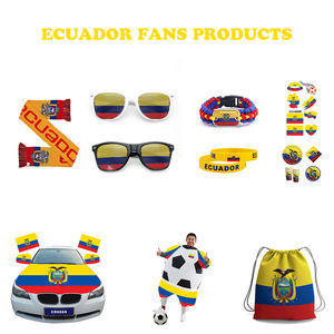 Bandera Rectangular de Poliéster con Impresión Digital Impermeable y Ecológica para Fanáticos de Ecuador 2022 - Product Image 2