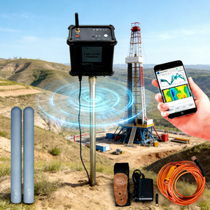 Détecteur d'eau souterraine de qualité commerciale 100 m, portable, pour études hydrologiques, applications minières industrielles, détection d'eau - Product Image 1