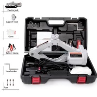 Cric hydraulique à ciseaux 18 V CC, course de 17 mm, outil de levage monté sur véhicule pour le remplacement de pneus de voiture