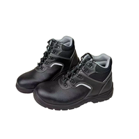 Chaussures de travail à embout d'acier avec bandes réfléchissantes, semelle en PU injectée, chaussures de sécurité légères et respirantes, chaussures industrielles