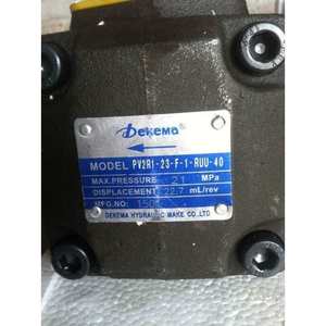 ปั๊มไฮดรอลิกแบบใบพัดเคลื่อนที่คงที่ Dekema Pv2r1-23-F-1-Ruu-40 แรงดัน 21 เมกะปาสคาล ปริมาตร 22.7 มิลลิลิตรต่อรอบ - Product Image 1