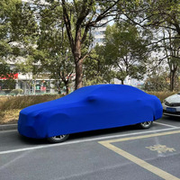 Housse de voiture intérieure haut de gamme, super extensible, anti-poussière et anti-rayures, ajustement universel avec doublure en polaire douce