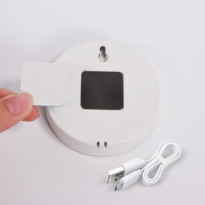 Lámpara de Noche LED Redonda Pequeña Multifuncional Recargable Moderna con Sensor de Inducción para Pared, Mini Lámpara de Noche LED para Enchufar - Product Image 2