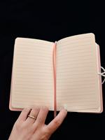 Carnet de notes pour femme avec couverture en tissu au design fantaisie personnalisé, papier épais, design unique, 360 pages