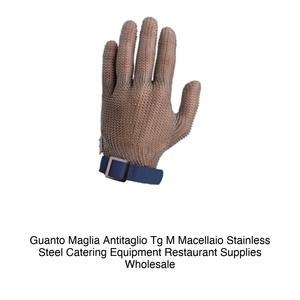 Cut-Resistant Stainless Steel <b>Knit</b> <b>Glove</b> Size M Butcher 1852.003 - Product Image 2