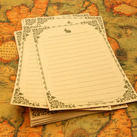 Wholesale Promotional Customize Kraft Paper Classic Message Writing Paper Easy to Write Letter Pad